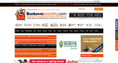 Desktop Screenshot of bankovnipoplatky.com